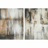 Cadre DKD Home Decor 90 x 2,4 x 120 cm Abstrait Moderne (2 Unités)